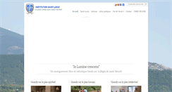 Desktop Screenshot of institution-saint-louis.fr